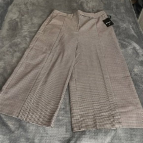 ❤️   DKNY Womens Houndstooth -Print Navy/Carmel    SIZE 12 - Picture 4 of 6